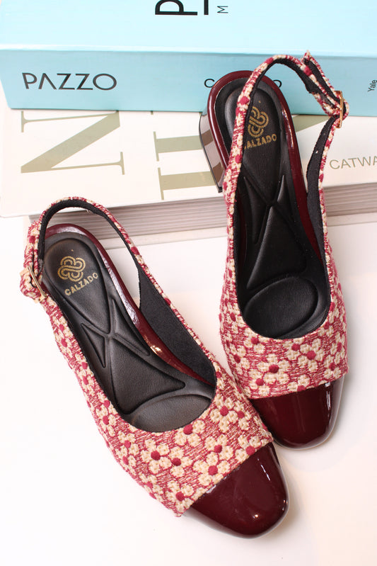 L-286 Bordado Vinotinto