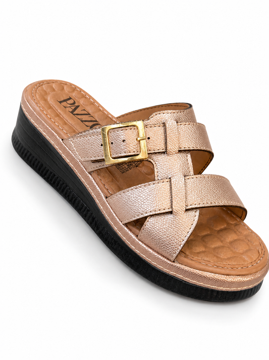 Sandalia Confort Rose Gold ✨ | Suela Suave y Ajuste Perfecto