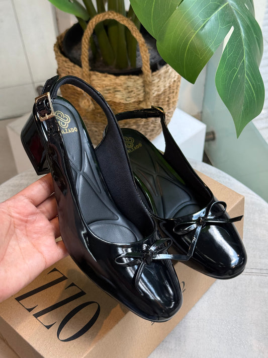 Clásico coquette 3,5 cm | Negro