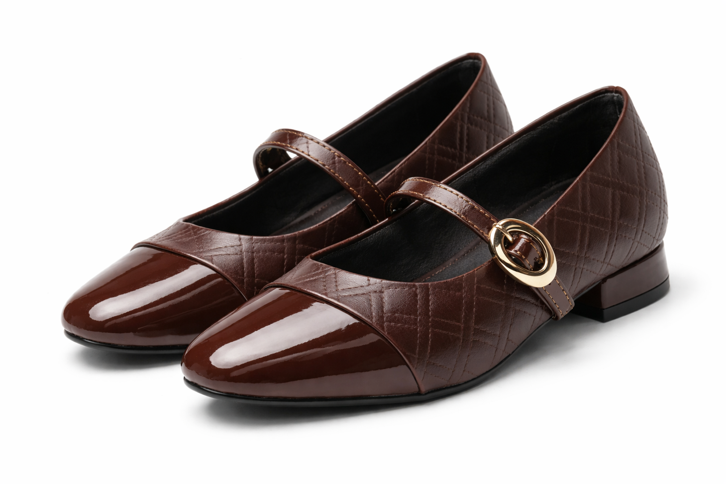 Mary Jane Café Clásico – Elegancia Atemporal con Altura Cómoda 1,5 cm | Envío Gratis