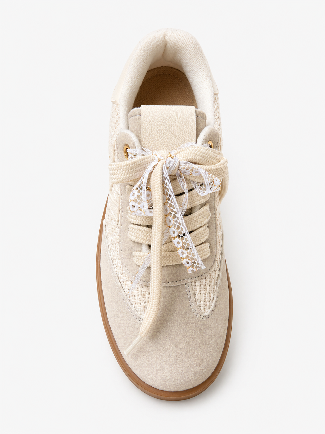 Tenis Beige Premium Ultra Cómodos | Suela Antideslizante + Detalles Elegantes