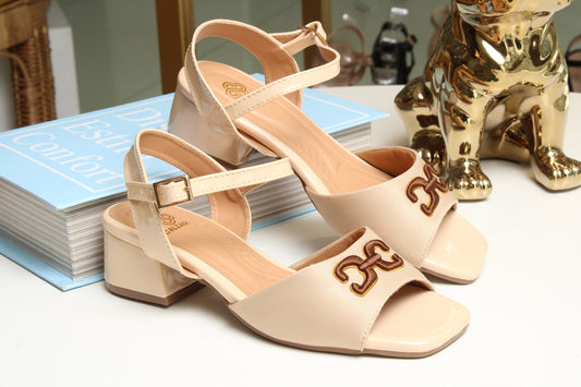 L- 380 Beige bordada altura 3,5cm