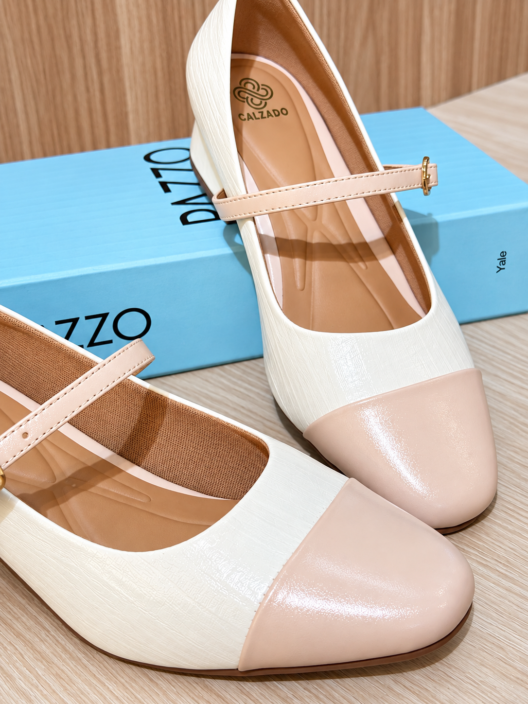 Zapato Mary Jane Bicolor Confort | Elegante y Atemporal